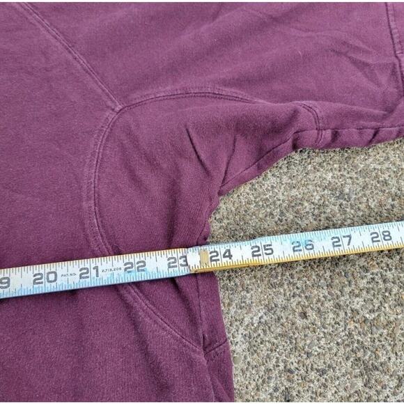 Vtg 90s Y2k Adidas Athletic Club Embroidered Logo T Shirt Burgundy XXL Techwear - Picture 3 of 4